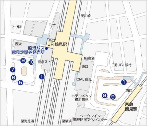 路線図 乗り場案内 川崎鶴見臨港バス株式会社