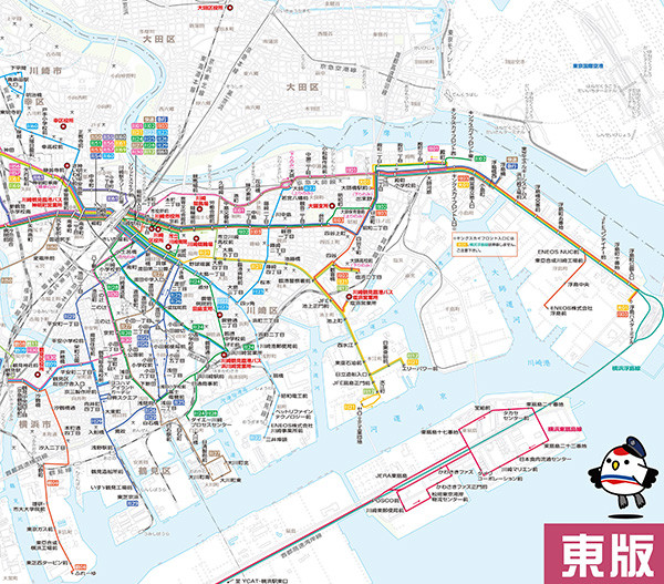 路線図 乗り場案内 川崎鶴見臨港バス株式会社