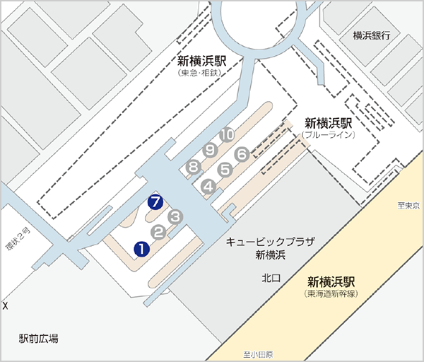 新横浜駅周辺マップ