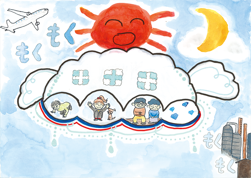 空をとべる未来のバス